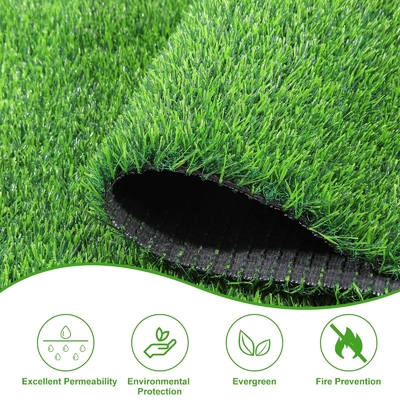 200 بخیه/M مواد PE بدون پر کردن چمن مصنوعی 50mm 18000 Dtex برای فوتبال / ورزش های فوتبال