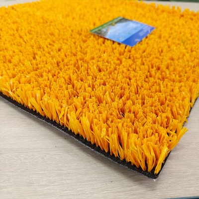 20mm ارتفاع انبار قابل تنظیم و چند منظوره زرد چمن مصنوعی مصنوعی استفاده می شود برای تنیس و سایر ورزش ها