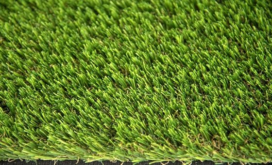 کیفیت  High Density Hybrid Artificial Grass Indoor / Outdoor Landscaping For Pets Mats 35mm Excellent Water Permeability کارخانه