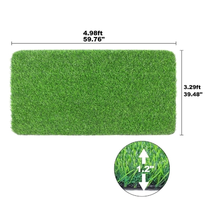 200 بخیه/M مواد PE بدون پر کردن چمن مصنوعی 50mm 18000 Dtex برای فوتبال / ورزش های فوتبال