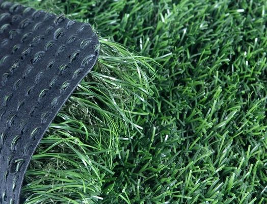 چمن مصنوعی 140 بخیه/M 60 میلی متر ارتفاع شمع 12000 Dtex برای زمین های فوتبال و فوتبال