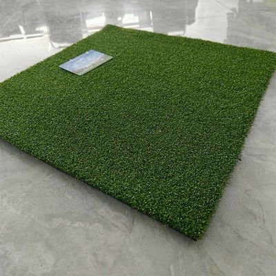 19 میلی متر ارتفاع انبار چمن مصنوعی مقاوم در برابر اشعه UV برای زمین های ورزشی با نصب بدون پر کردن