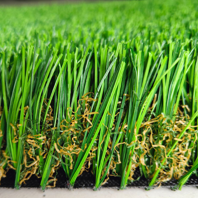 ارتفاع چمن 48 میلی متر 180 بخیه / M چمن سبز جعلی با مقاومت UV عالی برای فضای باز و زمین های باز
