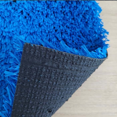 چمن مصنوعی تنیس چند کارکردی رنگ آبی 25 میلی متر چمن مصنوعی برای زمین های تنیس یا سایر زمین های ورزشی