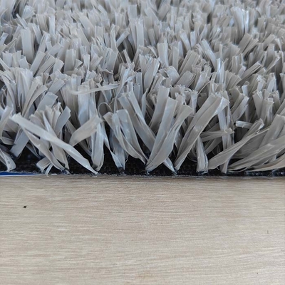 رنگ خاکستری تنیس چمن مصنوعی چند عملکردی کاربرد 25mm سفارشی مورد استفاده برای میدان ورزشی