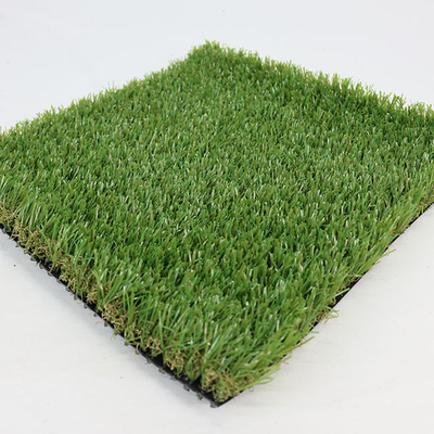 30mm پلیمر نایلون منظره مصنوعی علف کاذب چمن مقاومت گرما نگهداری کم