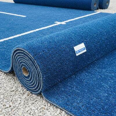چمن مصنوعی چمن مصنوعی آبی 12 میلی متری برای زمین های ورزشی با عملکرد عالی