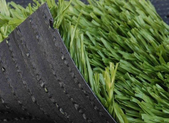 چمن مصنوعی فوتبال سبز Dtex 11200 با CPP + LENO پشت و پوشش لاتکس SBR نگهداری کم