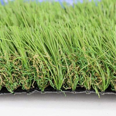 مقاوم در برابر اشعه UV نگهداری کم 4 رنگ مخلوط چشم انداز چمن مصنوعی برای فضاهای بیرونی